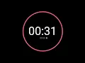 31 Second Countdown Timer iPhone Timer Style