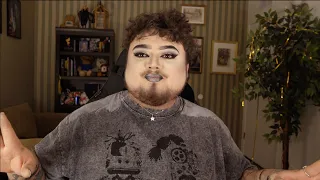 Hungover Goth Makeup While I Read Witch Horror Stories on Reddit