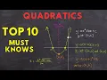 Quadratics Top 10 Must Knows ultimate study guide