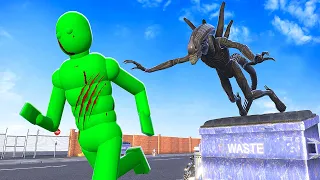 Can Ragdolls Survive Hungry ALIENS in Overgrowth