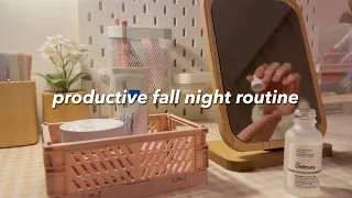 Download fall night routine 🍁 | cozy \u0026 productive ft. CamScanner MP3