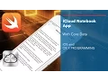 iOS Swift Tutorial iCloud Notebook App with CoreData