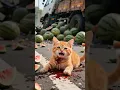 Download Lagu Kucing ketimpa semangka #kucing #kucinglucu #cat #cutecat #shortvideo #aivideo #ai