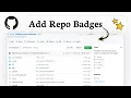 How to add shields or badges to GitHub Build Status