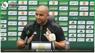 الندوة الصحفية الكلملة للناخب الوطني للمحليين مجيد_بوقرة حول قائمة اللاعبين المعنية بتربص شهر نوفمبر