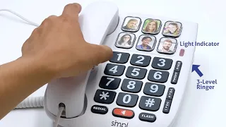Alzheimer s Store SMPL Photo Amplified Phone w BIG Buttons How To Use