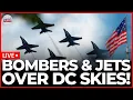 Download Lagu LIVE 4th of July Celebrations | Trump's B-2 Bombers Soar Over White House, Fighter Jets Reach DC!