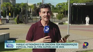 Criciúma tem programação especial para observar a Super Lua