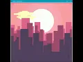 City drawing in Python Graphics