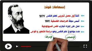 نشأه علم النفس و تطورة علم نفس تانية ثانوى ترم أول نظام جديد 2023  نشأه علم النفس و تطورة علم نفس تانية ثانوى ترم أول نظام جديد 2023