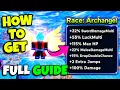 NEW SECRET METHOD How to get ARCHANGEL RACE FAST in Sailor Piece FULL GUIDE