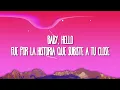 Rauw Alejandro & Bizarrap - BABY HELLO