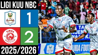JKT Tanzania Vs Simba 1 2 Magoli Yote Kosakosa Mechi Ya Ligi Kuu NBC 2025 2026 