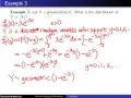 Exponential distribution -