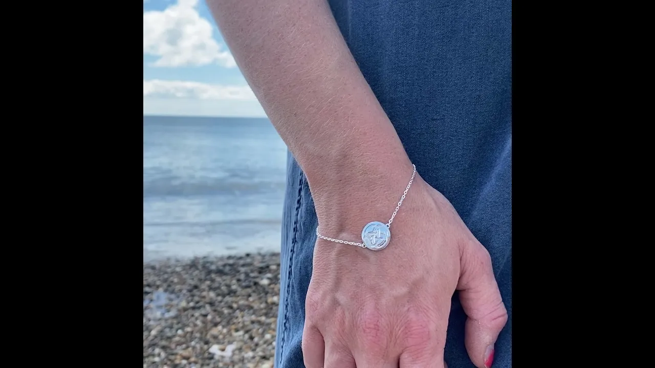 Dara Knot Silver Bracelet (Symbolising Inner Strength)