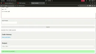 Python online compiler made with Django