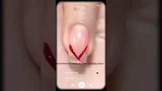 رسم مناكير على الأظافر 