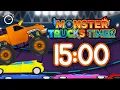 Monster Truck Crush Timer for Kids 15 Minute Visual Countdown