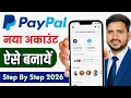 Paypal Account Kaise Banaye 2026 How to Create PayPal Account Step By Step Complete Process