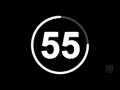 55 Second Countdown Timer with clock Ticking sound Finish alarm beep