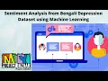 Python Machine Learning Sentiment Analysis on Depression using Machine Learning-MyProjectBazaar
