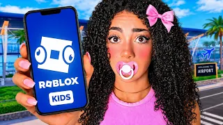 I Snuck Into ROBLOX KIDS…