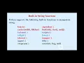 STRING AND STRING MANIPULATION PART 2