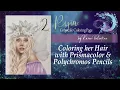 Ryia greyscale coloring page Part 2 Hair