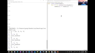1 Modifying a list within a function