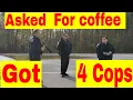 I asked for coffee got four cops 1st amendment audit North Carolina