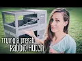 Trying a prefab RABBIT HUTCH - Will it work for homesteaders Pet owners Breeders