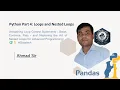 Lecture-4 - Loops in Python Nested Loops Loop Control Statement