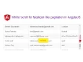 Infinite-scroll for facebook like pagination in AngularJS