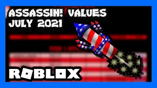 ROBLOX ASSASSIN VALUE LIST JULY 2021 Zickoi