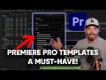 Save HOURS of Editing Time With Premiere Pro Templates