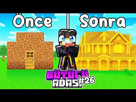 Video Thumbnail: Mimar Emir Oldum Ve Arkadaşımın Evini Yeniledim! ⚒️ | Minecraft Büyücü Adası #26