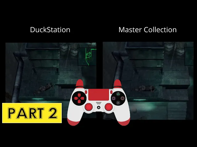 Metal Gear Solid - Analog Input Comparison DuckStation vs Master Collection Emulator (Part 2)