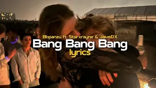 bbpanzu bang bang bang lyrics 