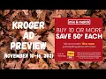 EARLY Kroger Ad for - Mega 5x Weekly Digitals MORE