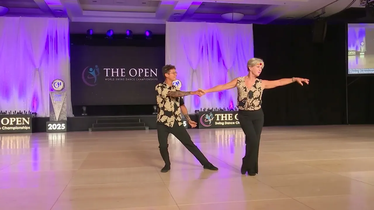 Jean-Nicolas Winter and Titaua Richecoeur - Pro-Am Sophisticated Follower Finalist - The Open 2025