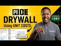 How to Estimate Drywall Using Unit Costs Step-by-Step Wall Pricing
