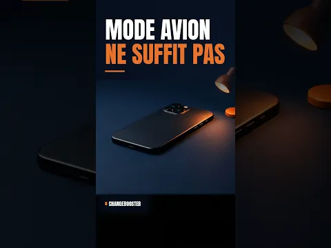 Le mode avion ne suffit pas (ça te coûte 23 min) ✈️
