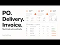 Automated 3-Way Invoice Matching PO Delivery Note Supplier Invoice