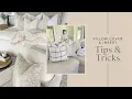 Pillow Cover and Insert Tips Tricks