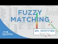Fuzzy Matching for Text Strings in Spotfire