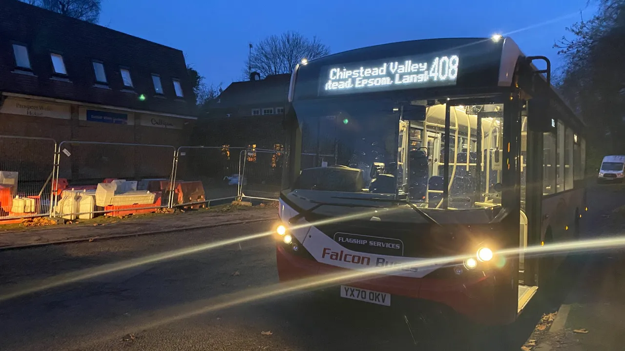 Thrash | Falcon Buses Deadrun: Chipstead Valley - Coulsdon South | ADL E200 MMC Allison | YX70 OKV