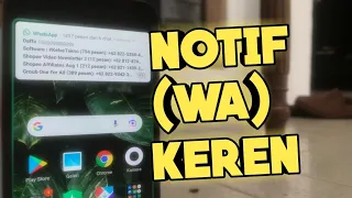 cara notifikasi whatsapp keren tutorial android
