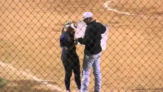 Softball Promposal at Home Plate