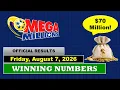Mega Millions Winning Numbers For Friday August 7 2026 70 Million Jackpot