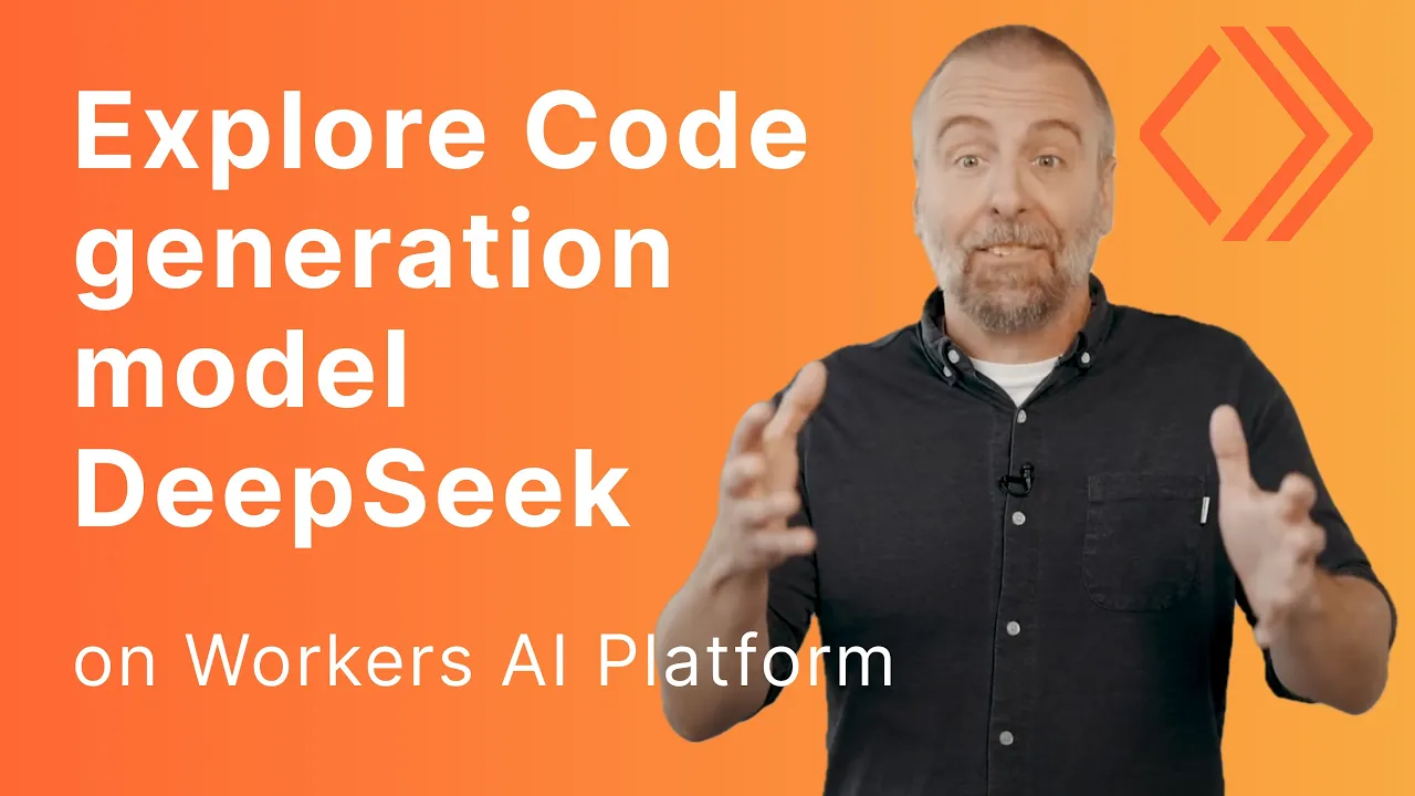 Explore Code Generation model DeepSeek Coder on the Workers AI platform